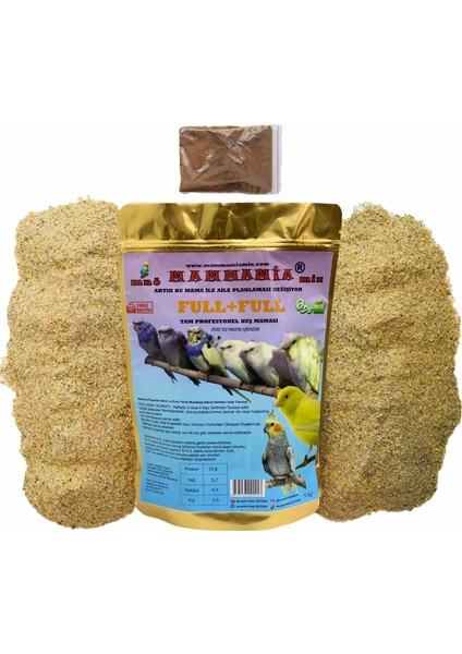 Mnö Mammamia Mix Full + Full Kuş Maması 1 kg