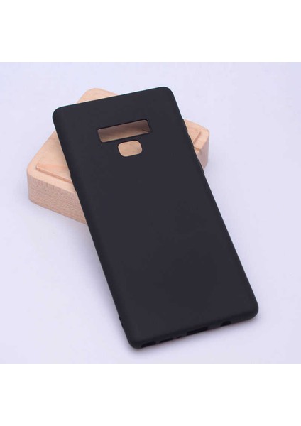 - Samsung Galaxy Note 9 - Kılıf Mat Soft Premier Silikon Kapak - Siyah