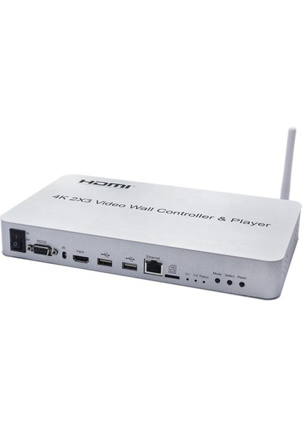 4KVW344P 2x3 Video Wall Controller 4K HDMI 6 Ekran Profesyonel Duvar Ekran Denetleyici Çoklu Ekran Görüntü Genişletici Switch