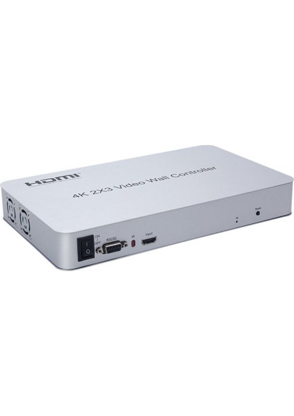 4KVW342 2x3 4K Video Wall Controller 1x6 HDMI Duvar Ekran Denetleyici Çoklu HDMI Görüntü Genişletici Switch