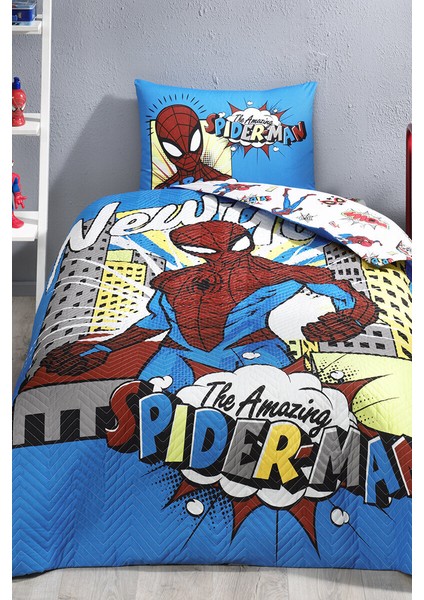 Spiderman Newyork Tek Kişilik Disney Lisanslı Lastikli Fitted Çarşaf Kapitone Çocuk Nevresim fiyatları