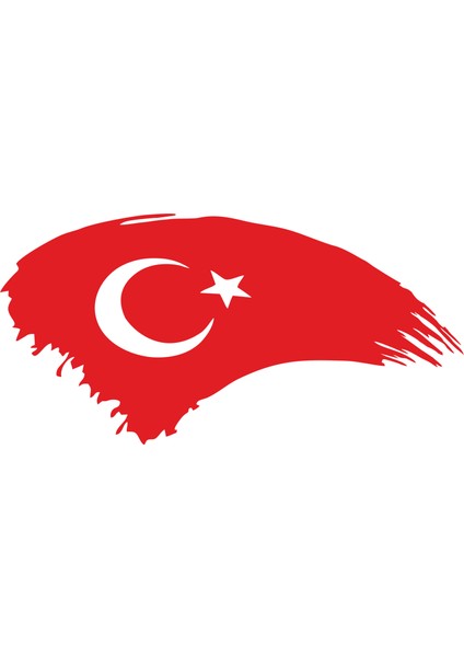 Quart Aksesuar Türk Bayrağı Türkiye Bayrak Sticker