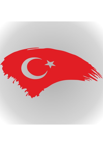 Quart Aksesuar Türk Bayrağı Türkiye Bayrak Sticker