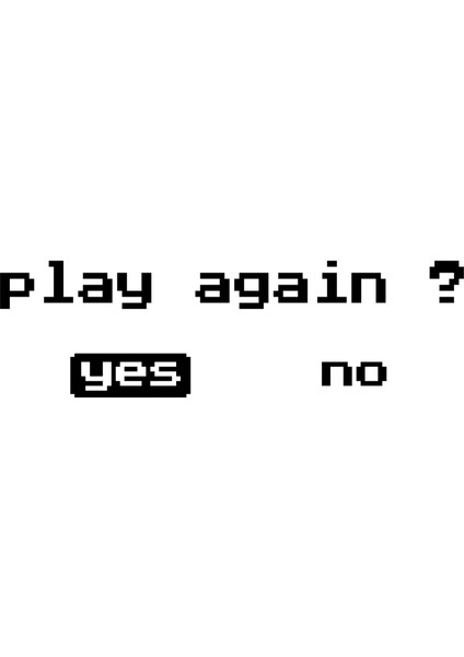 Play Again Yes No Oto Sticker Araba Cam Sticker