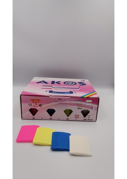 Renkli 100'LÜ Sabun Çizgi Taşı