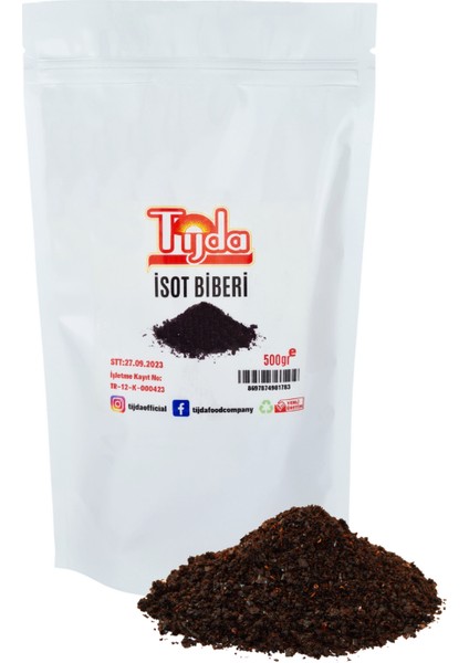 Isot Siyah Pulbiber 500 gr