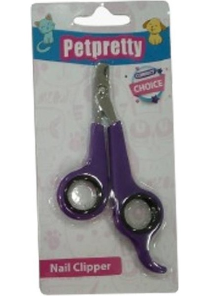 Petpretty Kedi Köpek Tırnak Makası 12 cm Mor