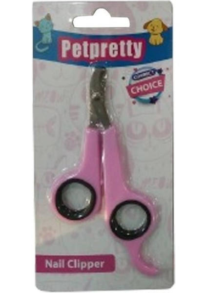 Petpretty Kedi Köpek Tırnak Makası 12 cm Pembe