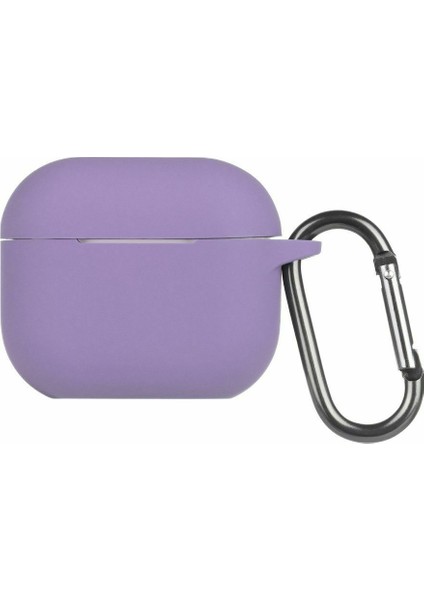 Airpods 3 2021( Airpods 3. Nesil) Kılıf Silikon Kılıf - Mor