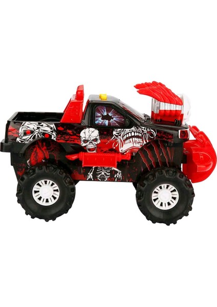 Monster Hunt Sesli ve Işıklı Motorize Araba 30 cm S00002951