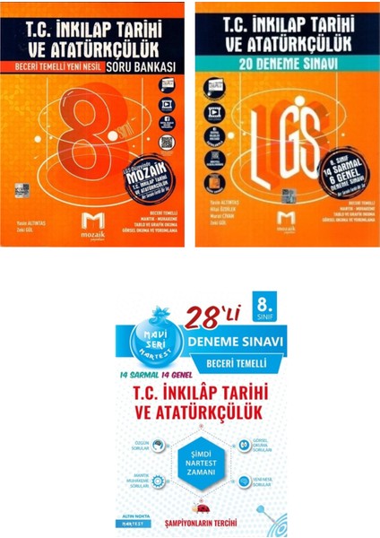 8.Sınıf Inkılap Tarihi Soru ve Deneme Nartest Deneme