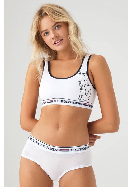 66255 Baskılı Büstiyer Şort Takım