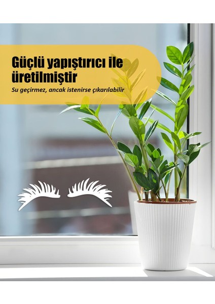 | Kirpik | Araba Laptop Duvar Folyo Sticker 10 x 4 cm fırsatları