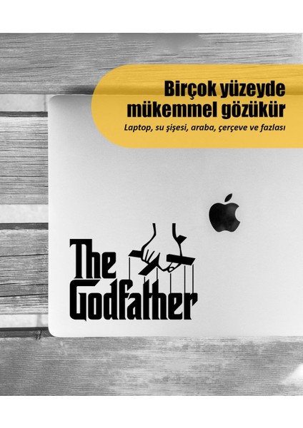 | The Godfather | Araba Laptop Duvar Folyo Sticker 50 x 40 cm modelleri