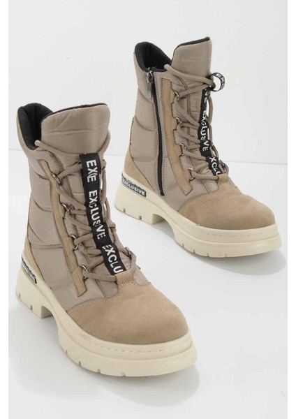 Bej Paraşüt Kadın Bot & Bootie K02763075567