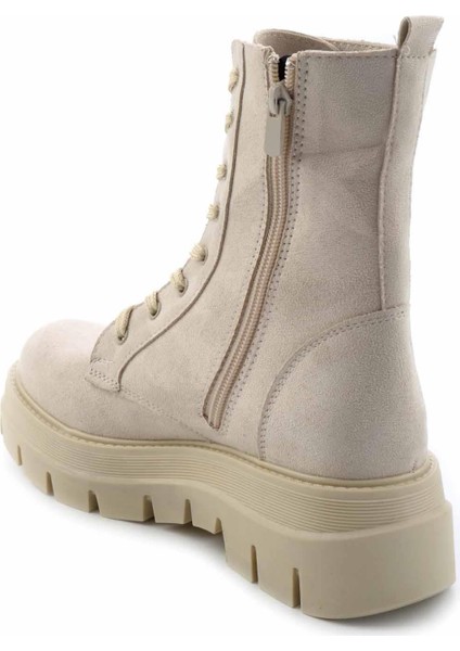 Bej Süet Kadın Bot & Bootie K02538014402