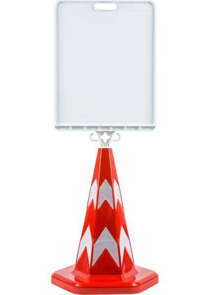 Kedi Gözlü Reklam Konisi (Ağırlıksız-Tabelalı)