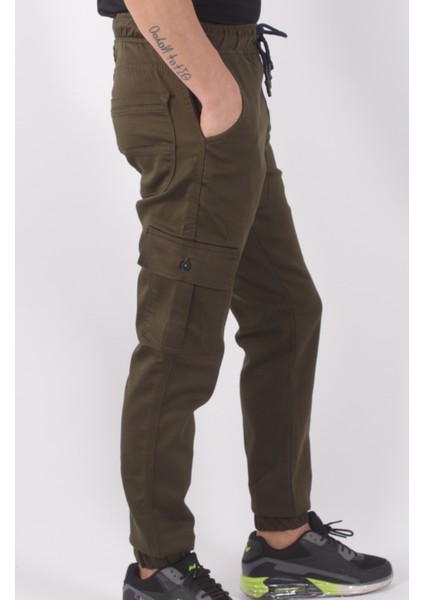 Bel ve Paça Lastikli Yanları Kargo Cepli PANTOLON-19000 fiyatları