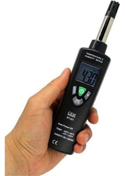 DT321 El Tipi Sıcaklık ve Nem Ölçer