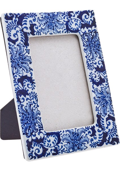 Blue White Lora Çerçeve 10X15 cm