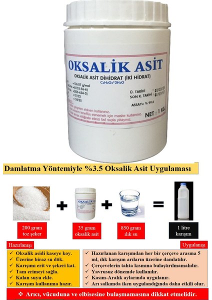 Oksalik Asit (1 Kg)