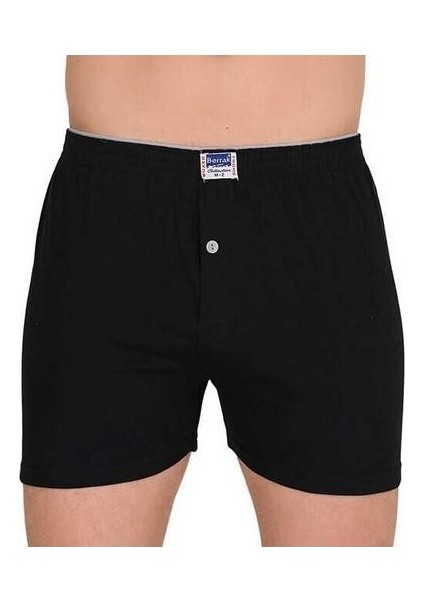 2 Adet Berrak 1099 Düğmeli Erkek Boxer %100 Pamuk Penye Boxer indirimleri