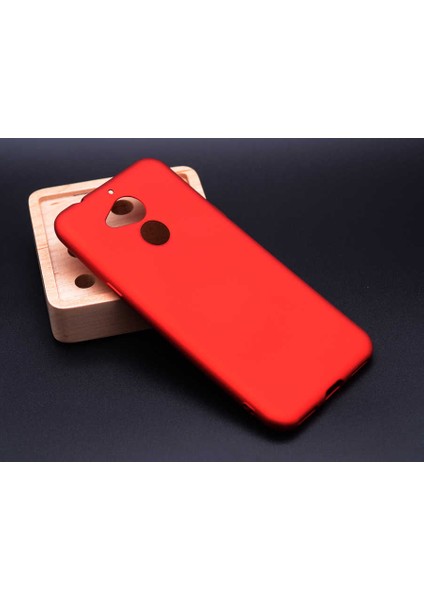 General Mobile Gm8 Kılıf Kamera Korumalı Ince Darbe Emici Leke Tutmaz Silikon Kapak Kırmızı