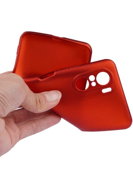 Xiaomi Redmi K40 Kılıf Kamera Korumalı Ince Darbe Emici Leke Tutmaz Silikon Kapak Mürdüm