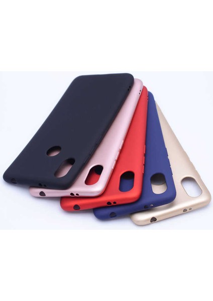 Xiaomi Mi 6x Kılıf Kamera Korumalı Ince Darbe Emici Leke Tutmaz Silikon Kapak Lacivert