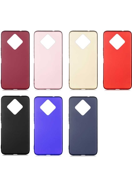 Infinix Zero 8 Kılıf Kamera Korumalı Ince Darbe Emici Leke Tutmaz Silikon Kapak Kırmızı
