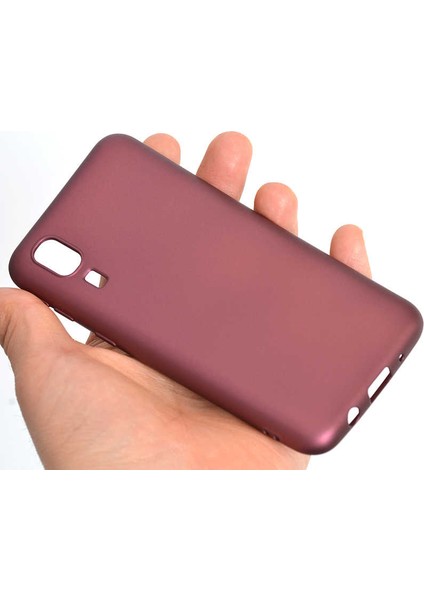 Samsung Galaxy A2 Core Kılıf Kamera Korumalı Ince Darbe Emici Leke Tutmaz Silikon Kapak Mürdüm modelleri