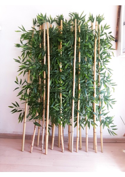 20 Adet 1.5 Metre Boyunda Yapay Bambu Ağaç Çubukları Bambu Ağaçlar