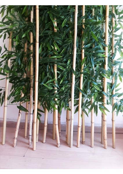 20 Adet 1.5 Metre Boyunda Yapay Bambu Ağaç Çubukları Bambu Ağaçlar