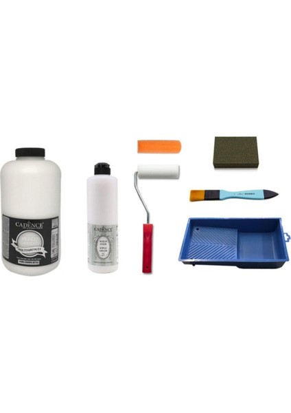 Eskimiş Beyaz 2 Litre + Mat Vernik Set 500 ml