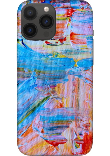Apple Iphone 13 Pro Max Kılıf Boyama Baskılı Desenli Silikon Kılıf A++-8294