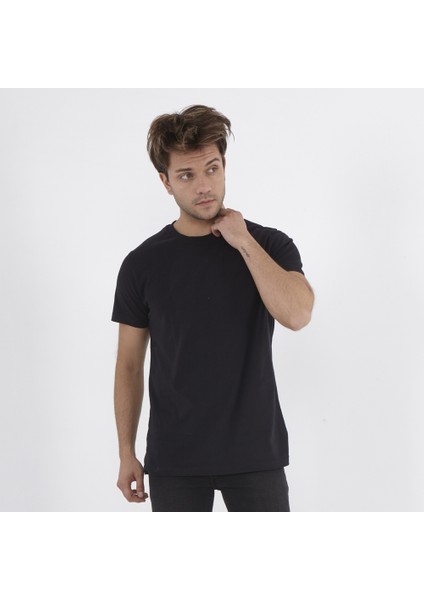 Erkek Basic T-Shirt - Siyah