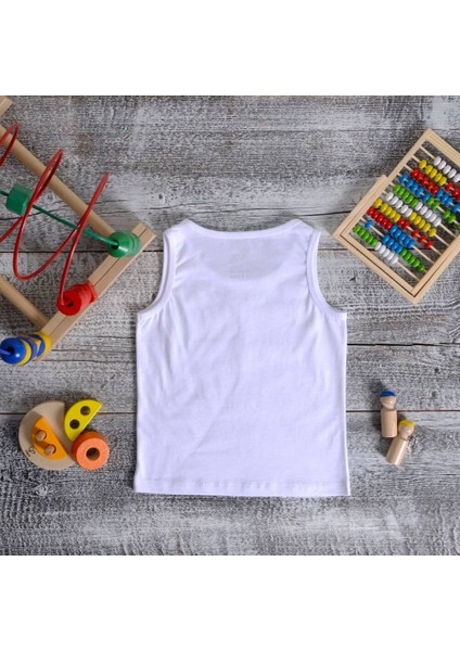 Organik Erkek Çocuk Atlet - Beyaz fiyatları