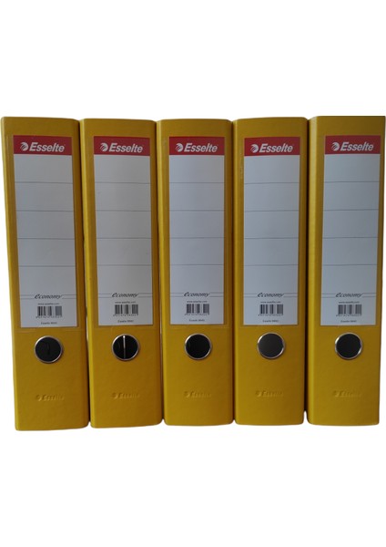 9940 Plastik Geniş Klasör Sarı 5'li
