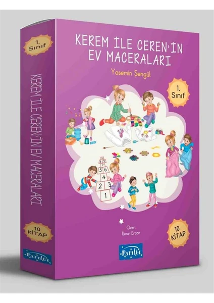 Kerem ile Ceren’in Ev Maceraları - 10 Kitap Set - Yasemin Şengül