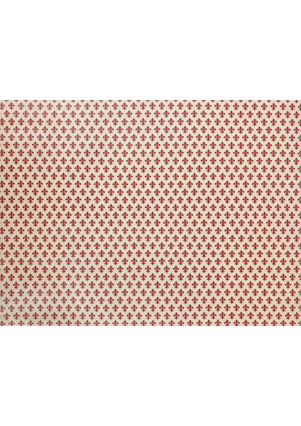 480-0049 Kırmızı Damask Desen Yapışkanlı Folyo (45CM x 1mt)