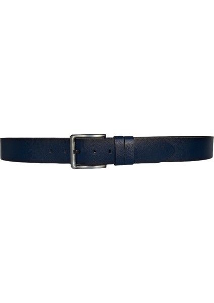 Deri 2'li Lacivert Set 45 cm Kot Spor Kemer & 35 cm Kumaş Pantolon Kemeri modelleri