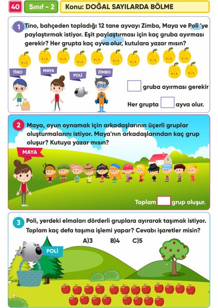 2.Sınıf Matematik Canlanan Soru Bankası