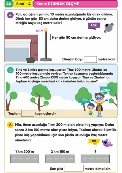 4.Sınıf Matematik Canlanan Soru Bankası