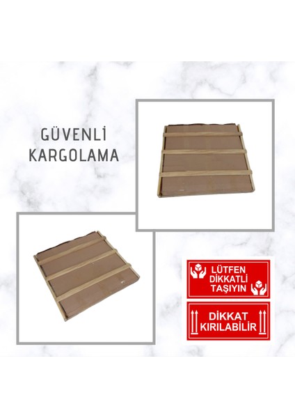 Karaçam Dekor LED Işıklı Yuvarlak 70 cm Banyo ve Konsol Aynası