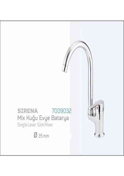 Sirena Mix Kuğu Evye Bataryası 7009032