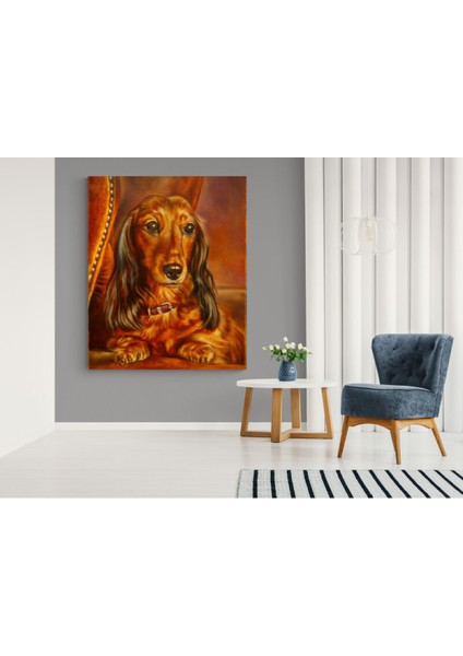 Köpek Resimi- Kanvas Tablo