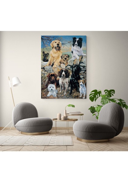 Köpek Resimi- Kanvas Tablo fiyatları