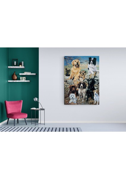Köpek Resimi- Kanvas Tablo modelleri