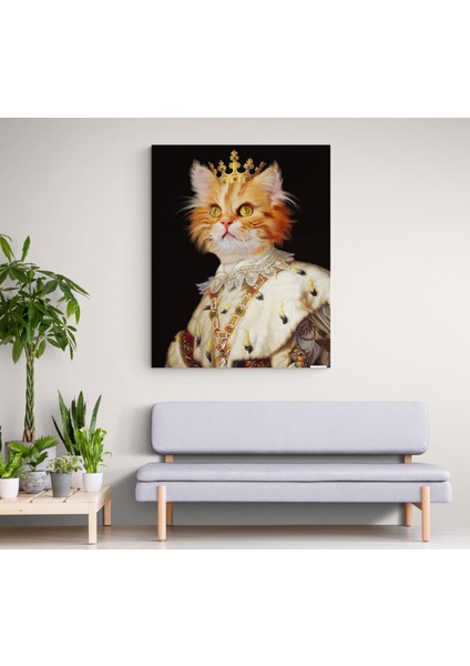 Kedi Resim Kanvas Tablo