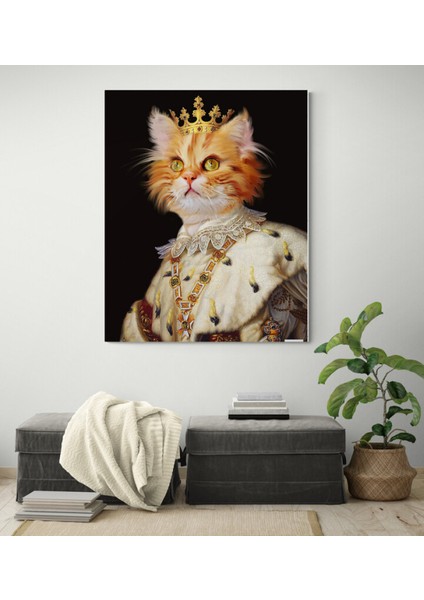 Kedi Resim Kanvas Tablo